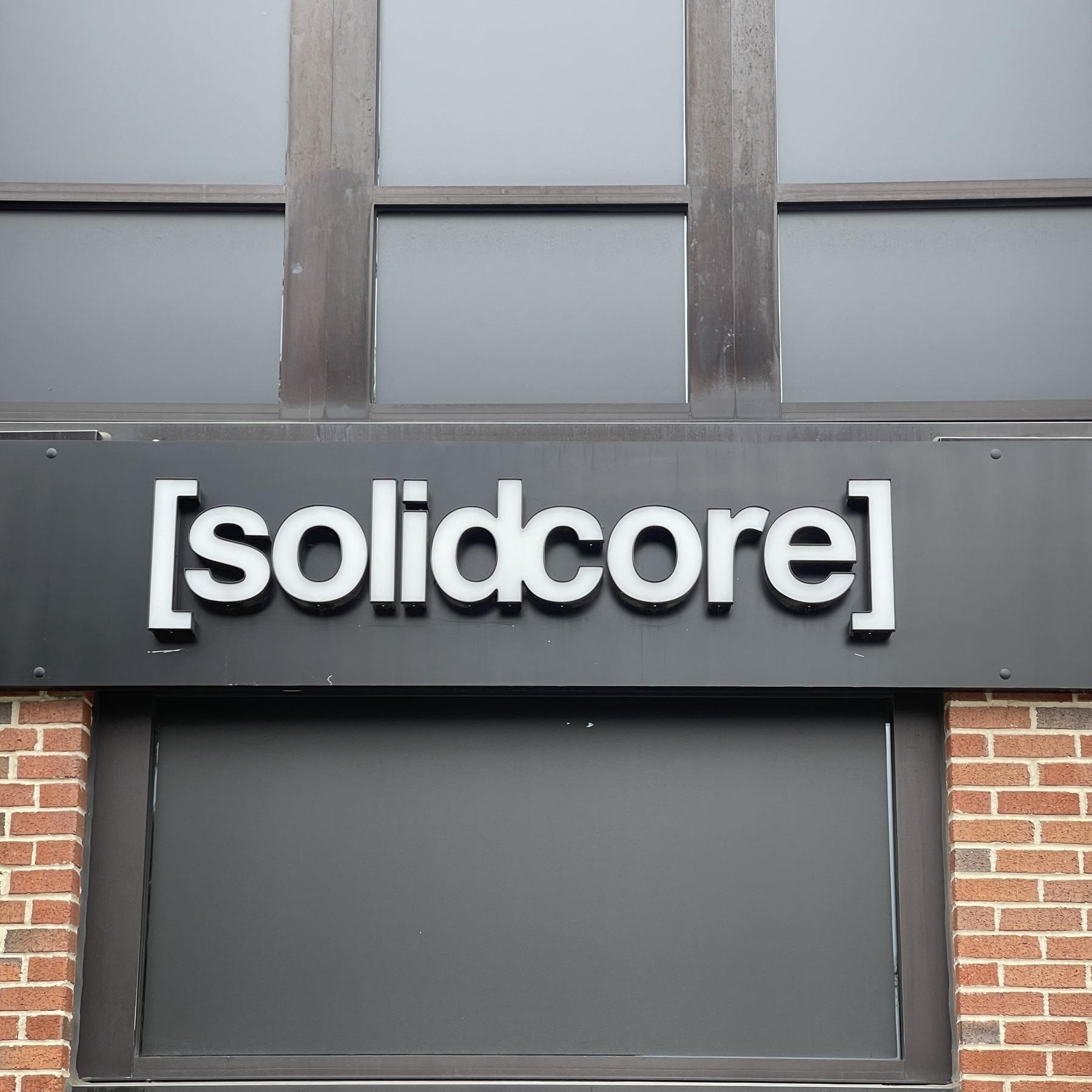 Sign saying “solidcore”